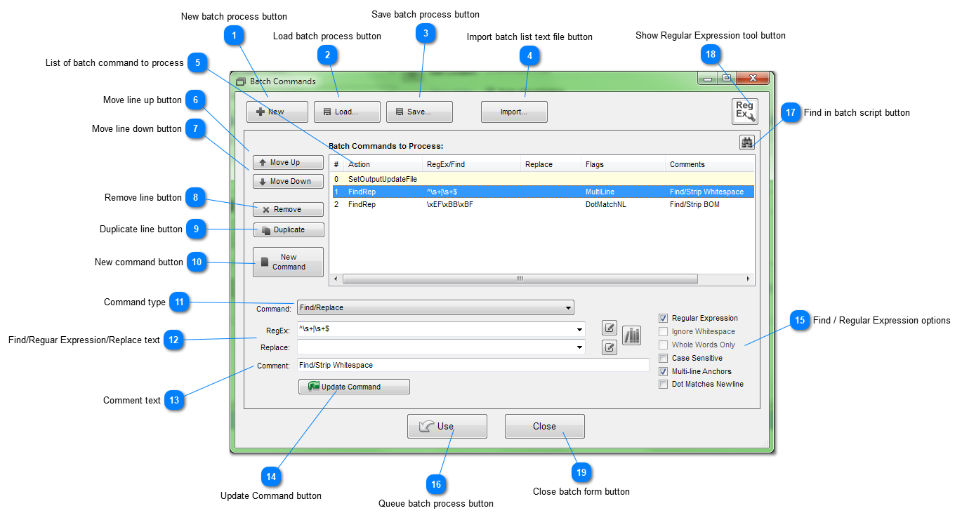 Batch mode editor [Pro]